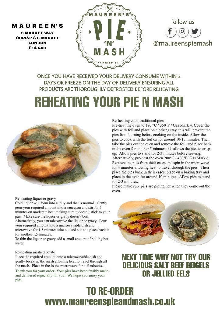 Maureens Pie and Mash